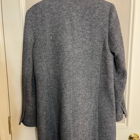 Zara Herringbone Coat - Picture 6 of 7